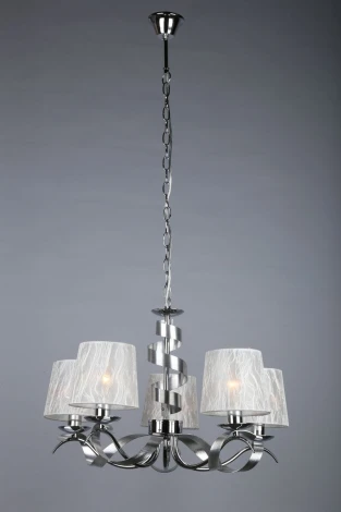 Подвесная люстра Omnilux Frosinone OML-61703-05 (220V, на цепи, ленточки)