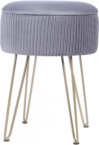 Пуф Астор серый Stool Group арт.УТ000039497