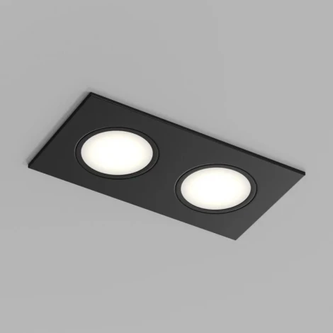 Встраиваемый влагозащищенный светильник Denkirs Port DK3112-BK (220V)