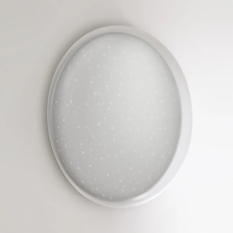 Настенно-потолочный светильник Sonex Jolly 7774/ELN пластик/белый "зв. небо" LED 76Вт 3000/4000/6000К (для детской, 220V, круглые, звездное небо, IP43)