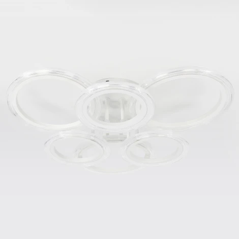 Потолочная люстра на штанге светодиодная с пультом ЭРА Ring CLL-1-90-RC WH