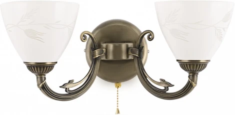 Бра с выключателем Arte Milano AM343659 343659/2W AB (220V)