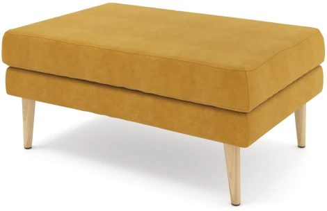 Банкетка Arsko Корс 1 горчичный велюр