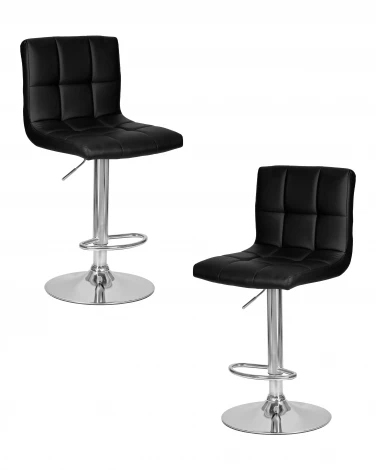 Набор 2 шт стул барный DOBRIN CANDY (черный)