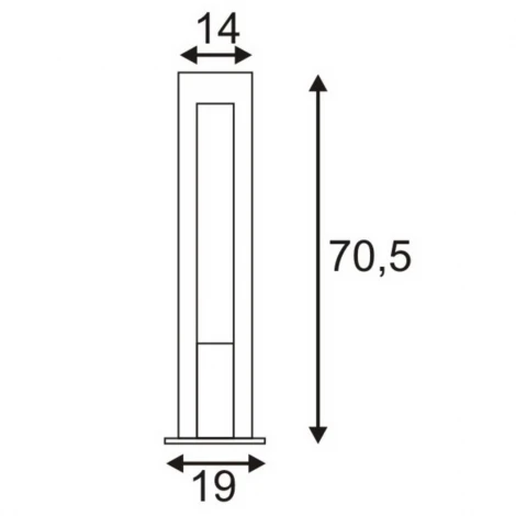 Наземный светильник Slv Arrock 231420