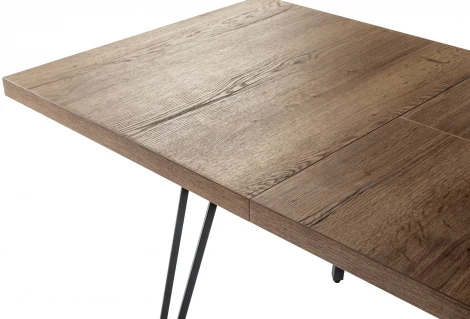 Стол R-Home Диего раздвижной 140-180 Галифакс Табак/Бабочка