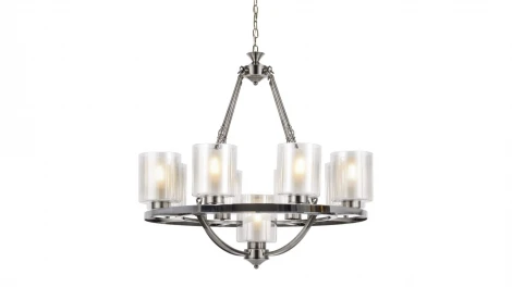 Подвесной светильник Lumina Deco Santini LDP 1220-9 CHR+WT