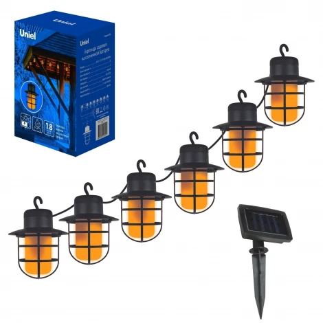 Гирлянда на солнечных батареях Uniel USL-S-121/PT2500 Lanterns