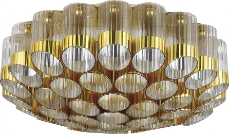 Потолочная люстра ST Luce Accord SL1662.302.19 Латунь/Латунь, Прозрачный E14 19*60W (220V)