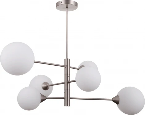 Потолочная люстра на штанге Moderli Molecule V10840-6P (220V, шар)