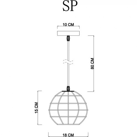 Подвесной светильник Arte Lamp Spider A1110SP-1WH