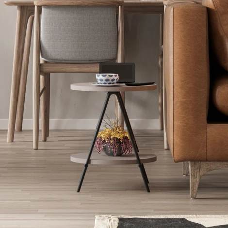 Стол приставной ESSEL SIDE TABLE (Бежевый) LEVE