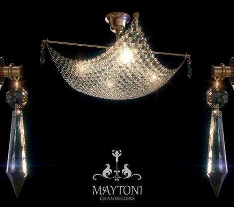 Потолочная люстра Maytoni Croce DIA082-CL-08-G