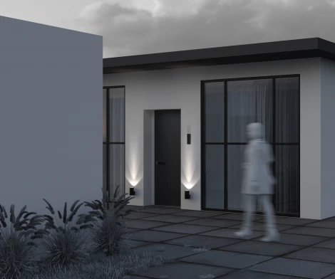 Уличный настенный светильник Outdoor O514WL-L15B3K