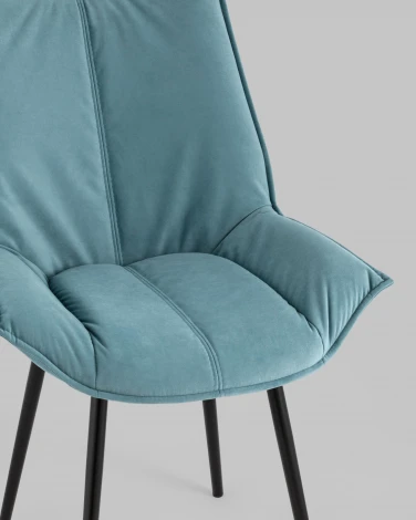 Стул Stool Group Осло велюр пыльно-голубой УТ000035047