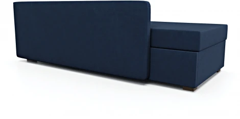 Диван-кровать Arsko Велес Угол правый велюр синий