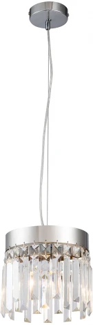 Подвесной светильник Indigo LACRIMA V000363 (220V, хрусталь, на тросе)
