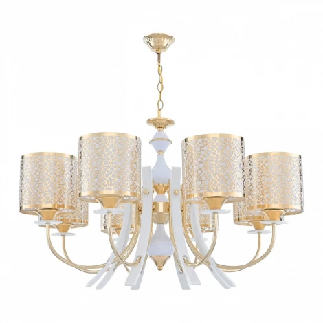 Подвесная люстра Arte Milano Florentia-6067 306067/8 Wh/Gd (220V, на цепи)