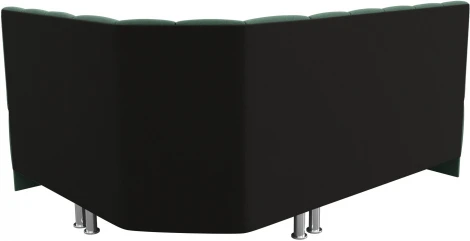 Диван кухонный угловой Кантри правый угол (Зеленый/Рогожка) Лига Диванов арт.123219