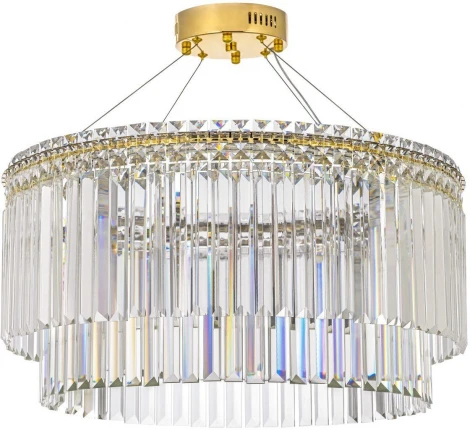 Подвесная люстра Arti Lampadari Ovindoli Ovindoli L 1.5.60.101 G (LED, 220V, на тросе, круглые)
