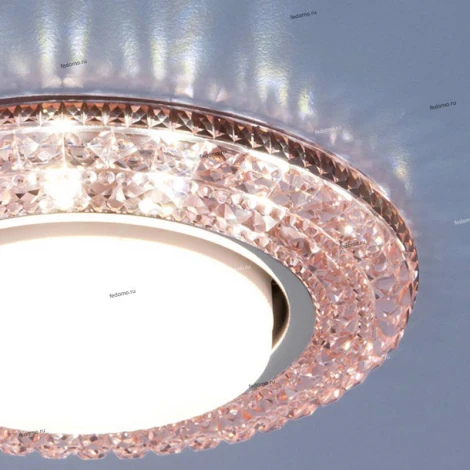 Встраиваемый точечный светильник Elektrostandard 3030 GX53 PK розовый