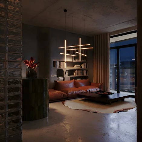 Подвесной светильник светодиодный Loft It Coordinates 10393/B Black