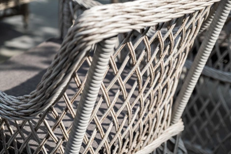 Плетеное кресло из искусственного ротанга, цвет бежевый 4SIS Латте YH-C1619W-2 beige