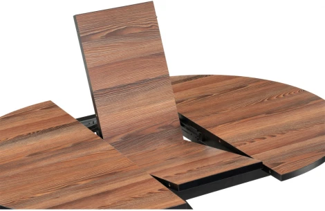 Деревянный стол Woodville Бетина дерево / черный 504208