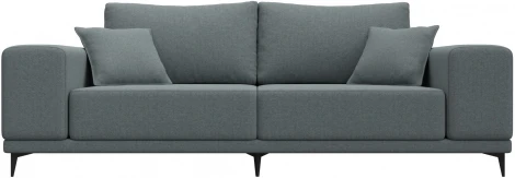 Диван прямой Льюес (Серый/Рогожка) Лига Диванов арт.122673