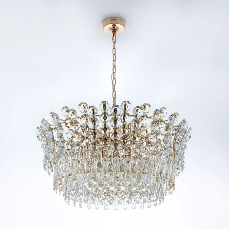 Подвесная люстра хрустальная Modelux MODELUX ML.7550.24 GD