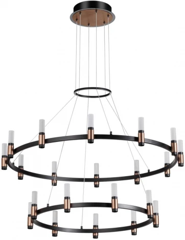 Подвесная люстра ярусная Candel 5009/98L Odeon Light (LED, 220V, на тросе)