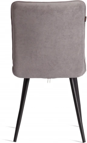 Стул обеденный Bari Tetchair (Флок/Серый,Черный) арт.24802