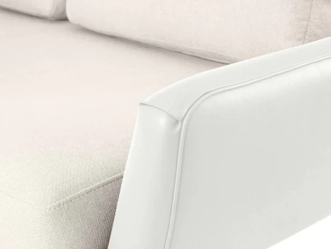 Диван Ispani угловой левый ОГОГО (арт.803462), (Экокожа,Ткань)