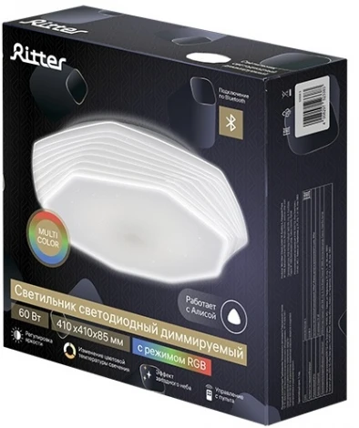 Светильник потолочный светодиодный диммируемый Ritter Mira 52338 3