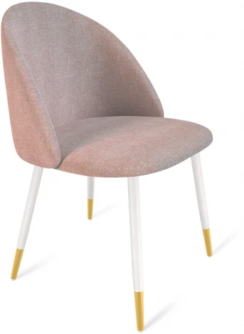 Стул SHT-ST35/S129 розовый десерт/белый муар/золото Sheffilton 2225487708