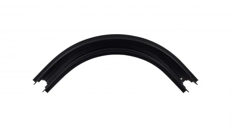 Коннектор радиусный внутренний для встраиваемого глубокого шинопровода под гипсокартон, черный Lumker SY-LINK SY-LINK-CNT1-R200BL