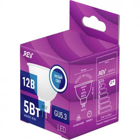 Лампочка светодиодная REV 32372 3