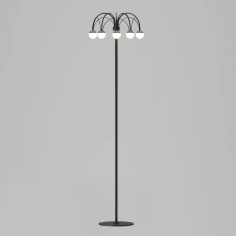 Торшер светодиодный с выключателем шарики Eurosvet Ragno 90194 черный (a070272) (регулировка яркости, 220V, шарики)