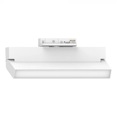 Трековый светодиодный светильник однофазный Feron AL149 MattFold 51719 12W, 960 Lm, 4000К, 110 градусов, белый