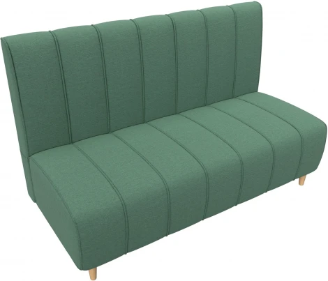 Диван кухонный прямой Ральф (Зеленый/Рогожка) Лига Диванов арт.123779