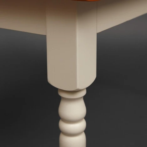 Стол обеденный COUNTRY (mod. TB3048-01) oak/ivory white ( дуб/слоновая кость) (дерево гевея)