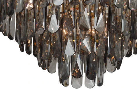 Подвесная люстра Lumina Deco Chici LDP 6002-500 R.GD+GY