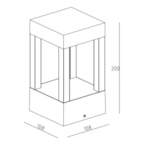Наземный светильник Oasis Light W61848-200