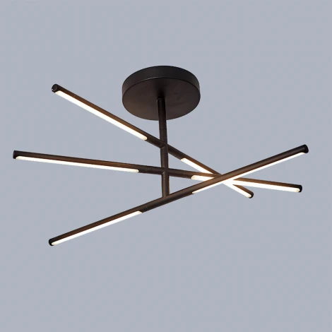 Потолочная люстра на штанге Crystal Lux LARGO PL32W D730 BLACK (LED, 220V)