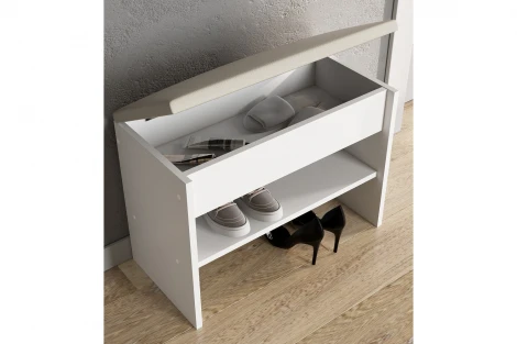 Обувница Арника ОБ 2, Белый текстурный