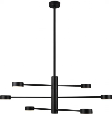 Потолочная люстра ярусная на штанге Freya Tactic FR5363CL-06B (220V, круглые)