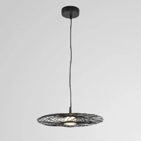 Подвесной светильник Lumion Camomile 8379/9L черный, металл/акрил LED 9W 3000K 220V (на проводе)