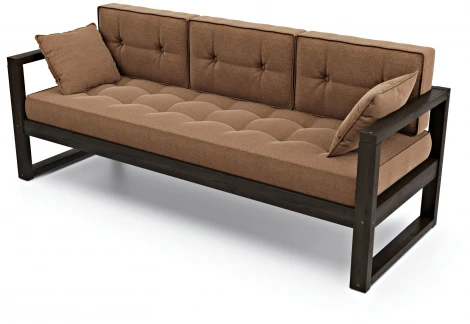 Диван Arsko Астер Б венге коричневая рогожка