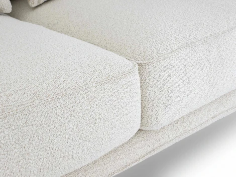 Диван Amsterdam двухместный ОГОГО (арт.863282), (Ткань/Белый)