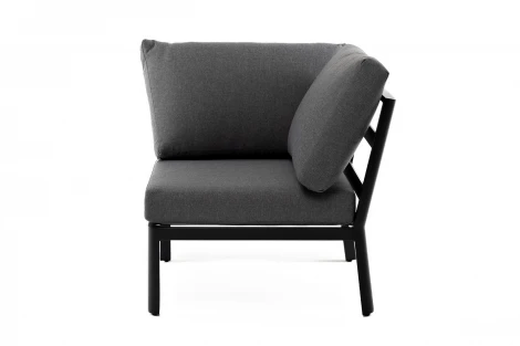 "Париж" модуль диванный алюминиевый угловой, цвет серый 4SIS арт.УТ-00006731